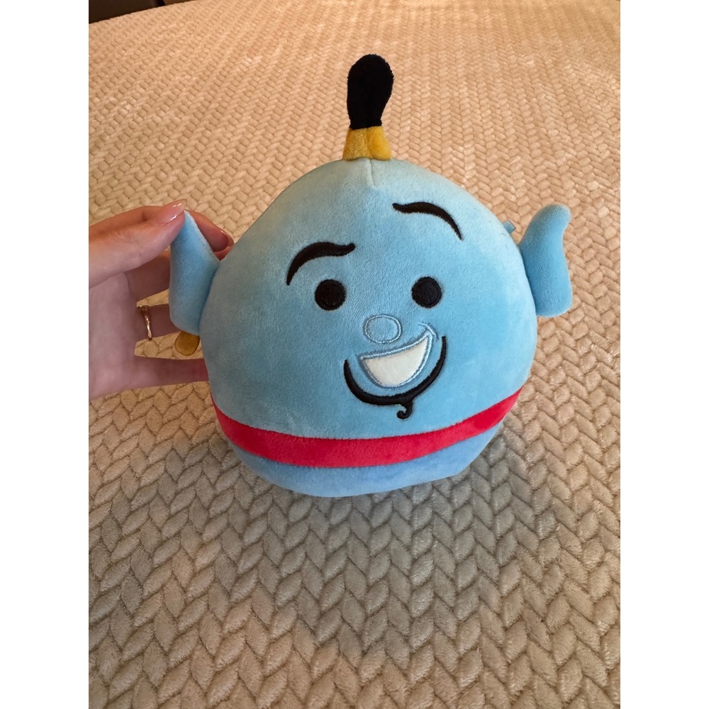 Disney Squishmallows Genie Aladdin Blue Plush Kellytoy SQK1972 8 Inch Toy